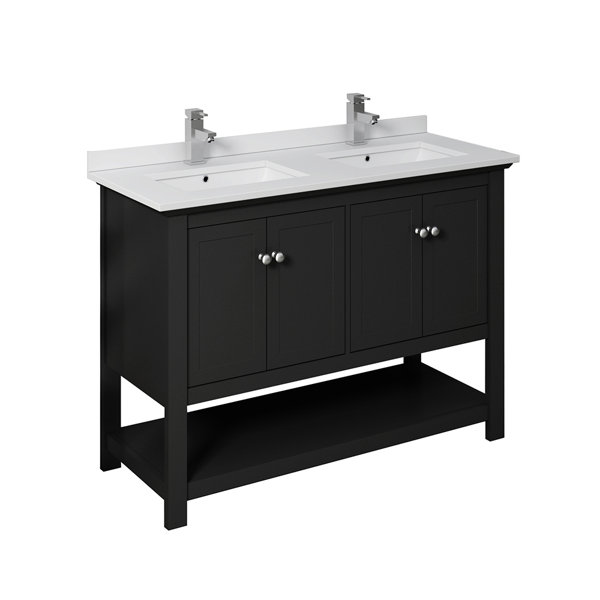 Fresca Manchester Double Bathroom Vanity with Vanity Top & Reviews Wayfair